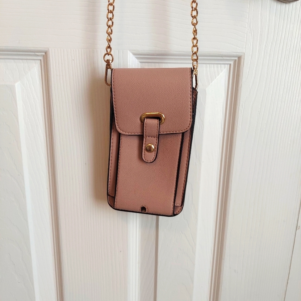 Misty rose crossbody bag 8x4 - Picture 3 of 9